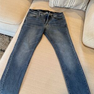 Liverpool Men's Straight Jeans - Washed Indigo